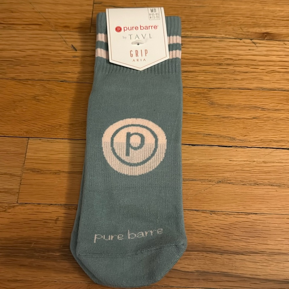 Pure Barre sticky socks.